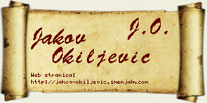 Jakov Okiljević vizit kartica